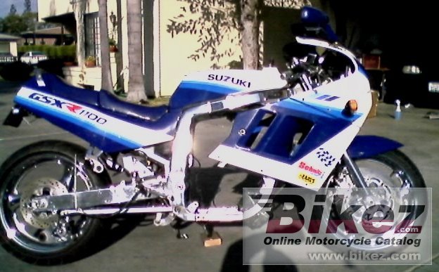 Big nymous user. gsx-r 1100 picture and wallpaper from Bikez.com